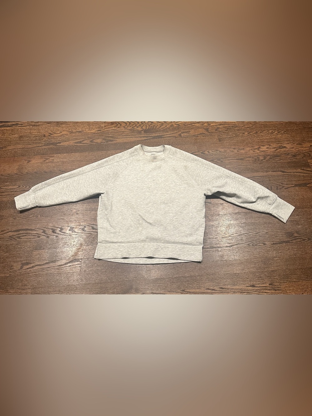 Women's Crewneck Sweatshirt — Light Heather Gray - Abercrombie YPB NEOKNIT